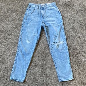 Curvy high rise mom jeans